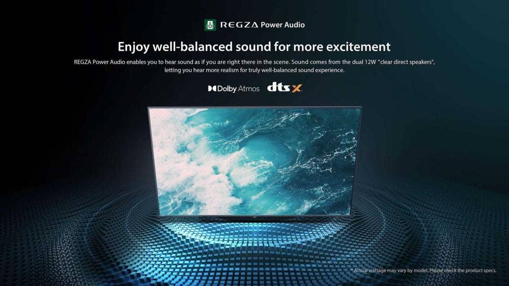 TOSHIBA 43 INCH UHD 4K SMART TV Regza Power Audio