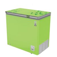 eco+ 198 Liter Glass Door Freezer Green Color