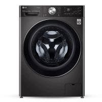 LG 13 kg front loading washing machine black