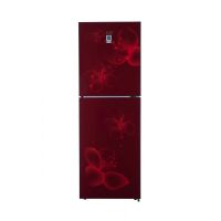 ECO+ 252 Liter Frame Less Glass Door Magnolia Marron Fridge With Base