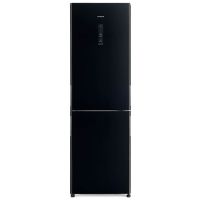 Hitachi 366 Liter Bottom Mount Refrigerator Glass Black