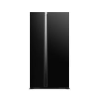 HITACHI 641 LITER SIDE BY SIDE REFRIGERATOR GLASS BLACK [2 DOOR]
