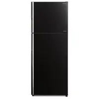 Hitachi 443 Liter Stylish Line Refrigerator Glass Black Color