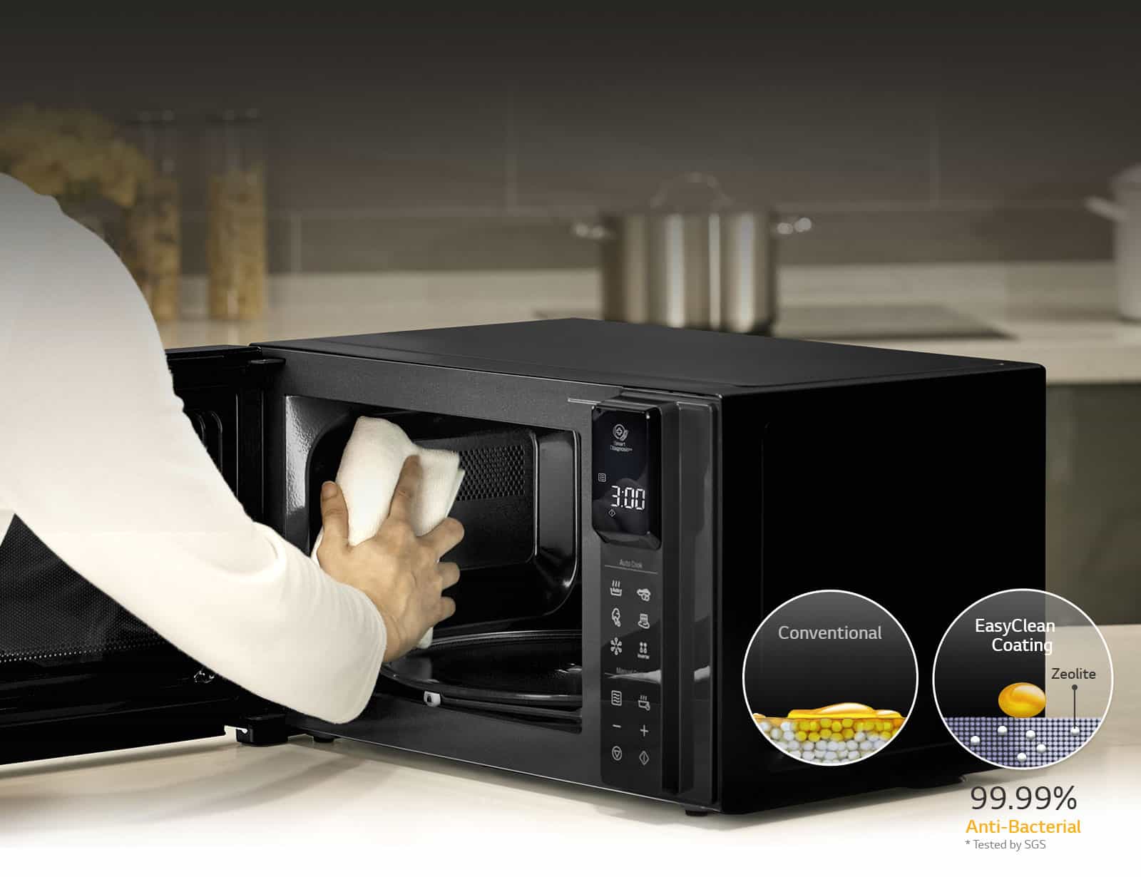 Lg Ms5696hit Microwave Oven Lg Neochef Technology 56 Litre Capacity Smart Inverter Easyclean Lg Uae