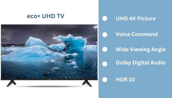 eco+ UHD TV Features